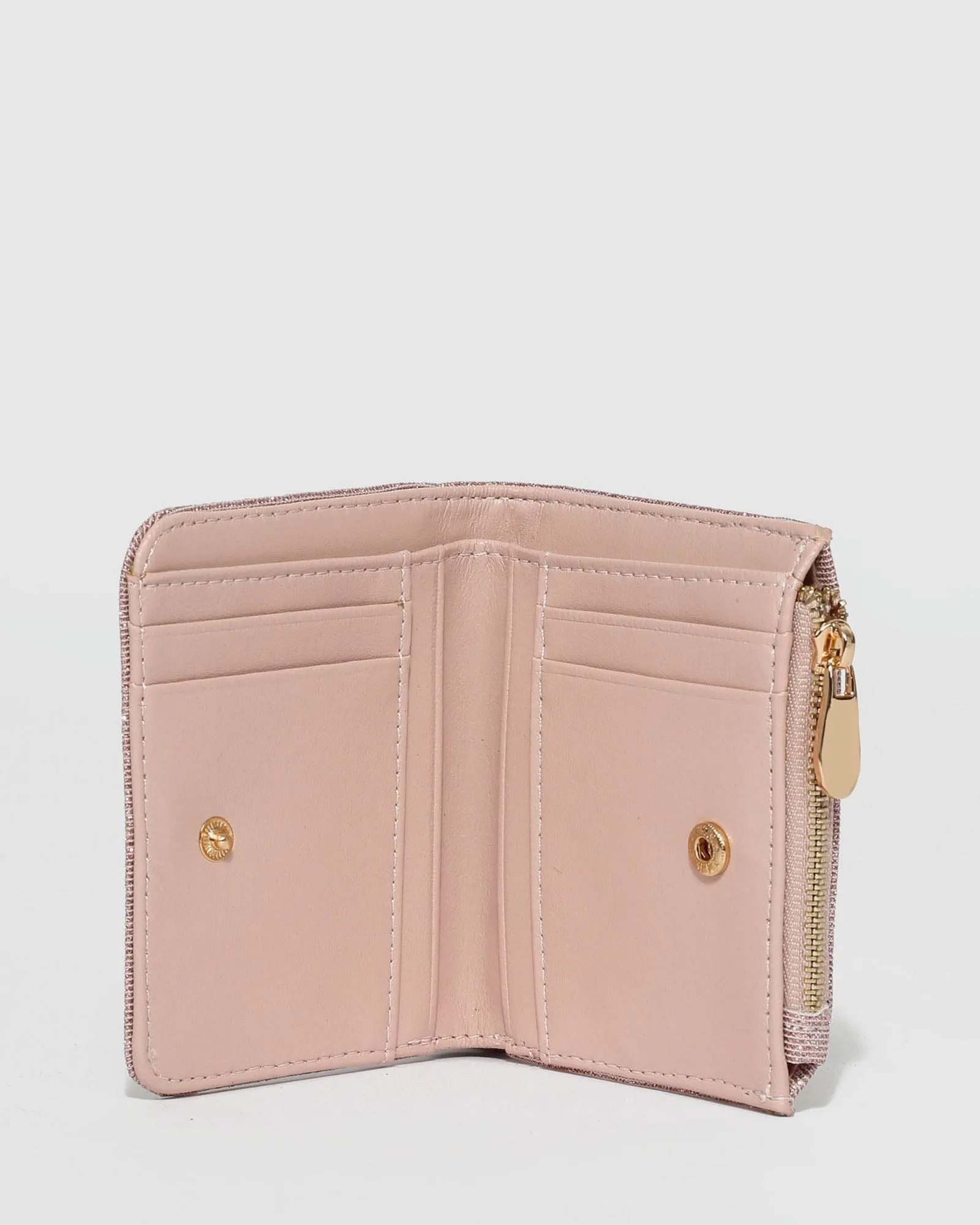 Pink Glitter Han Mini Wallet