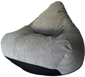 Profile Smooth Weave Bean Bag in Light Grey