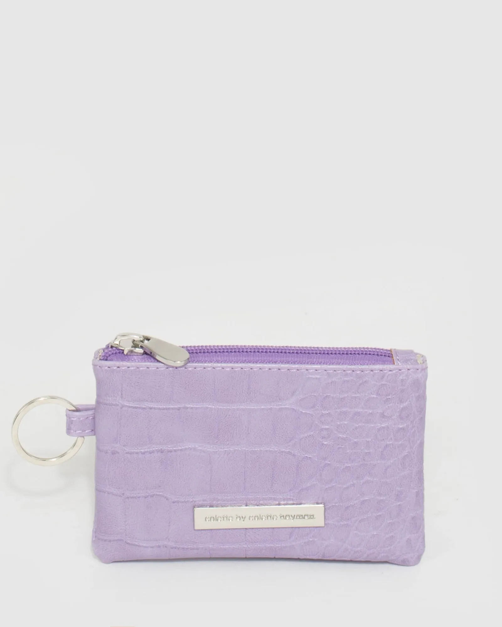 Purple Keyring Purse