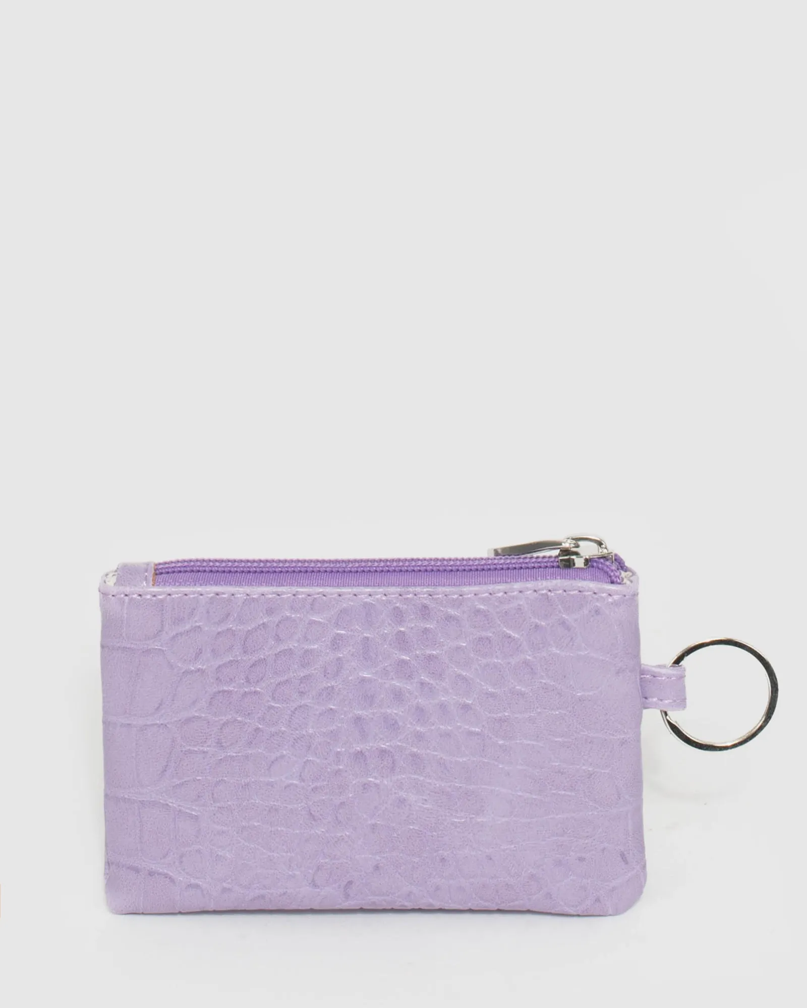 Purple Keyring Purse