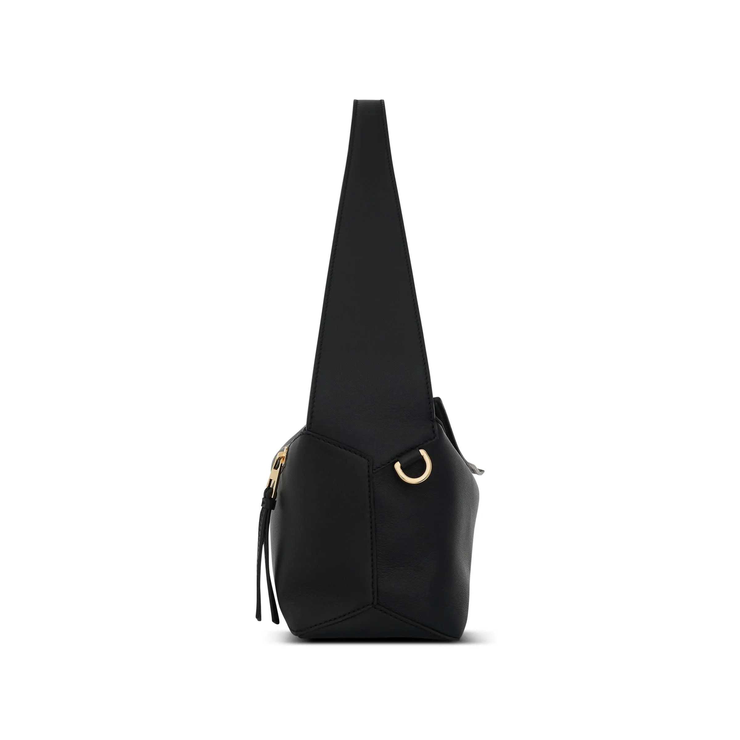 Puzzle Hobo Bag in Nappa Calfskin in Black