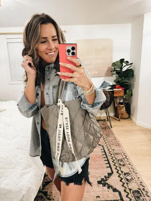 QUILTED SHOULDER BAG