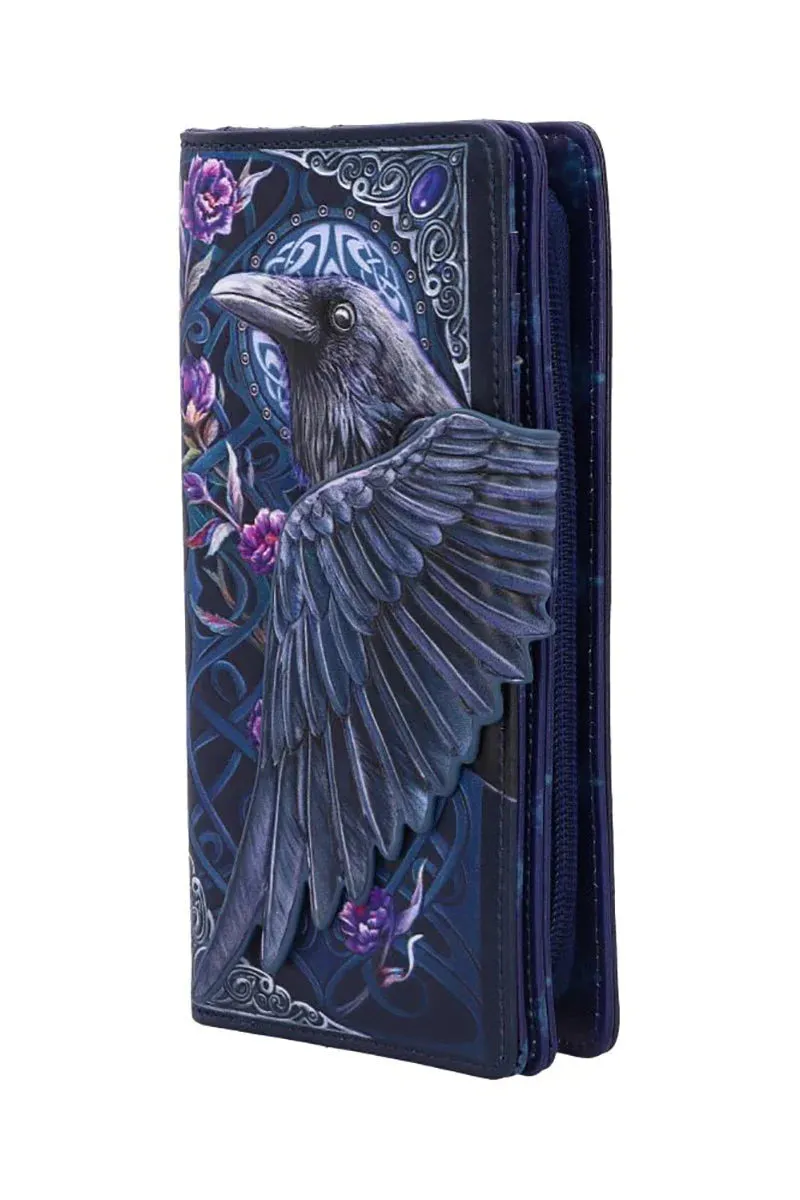 Ravens Flight Embossed Wallet