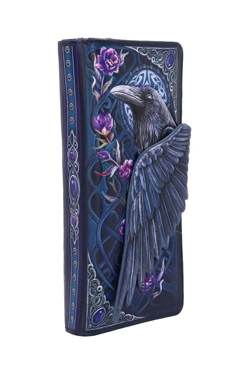 Ravens Flight Embossed Wallet