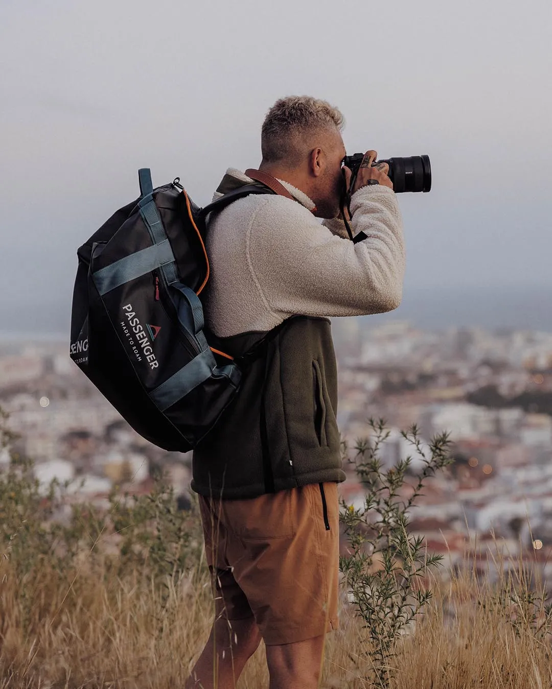 Road Trip 50L Duffel Backpack - Black