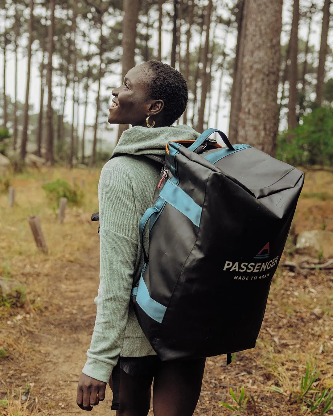Road Trip 50L Duffel Backpack - Black