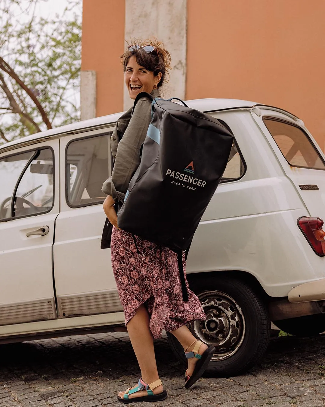 Road Trip 50L Duffel Backpack - Black