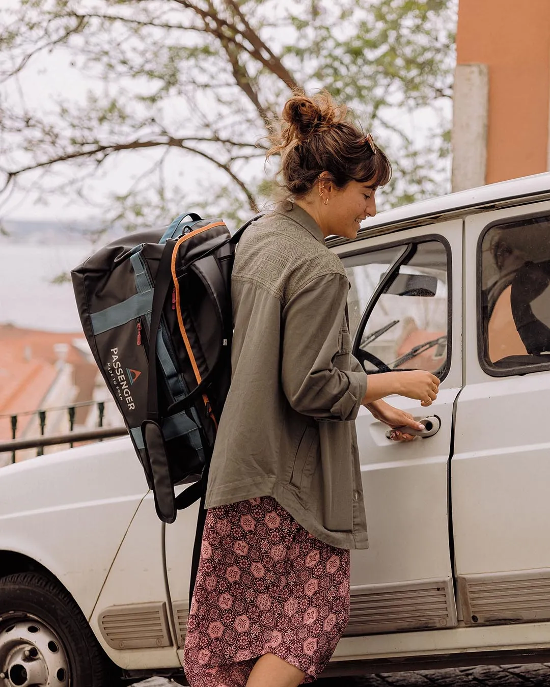 Road Trip 50L Duffel Backpack - Black