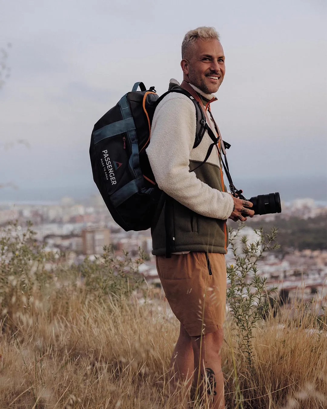 Road Trip 50L Duffel Backpack - Black