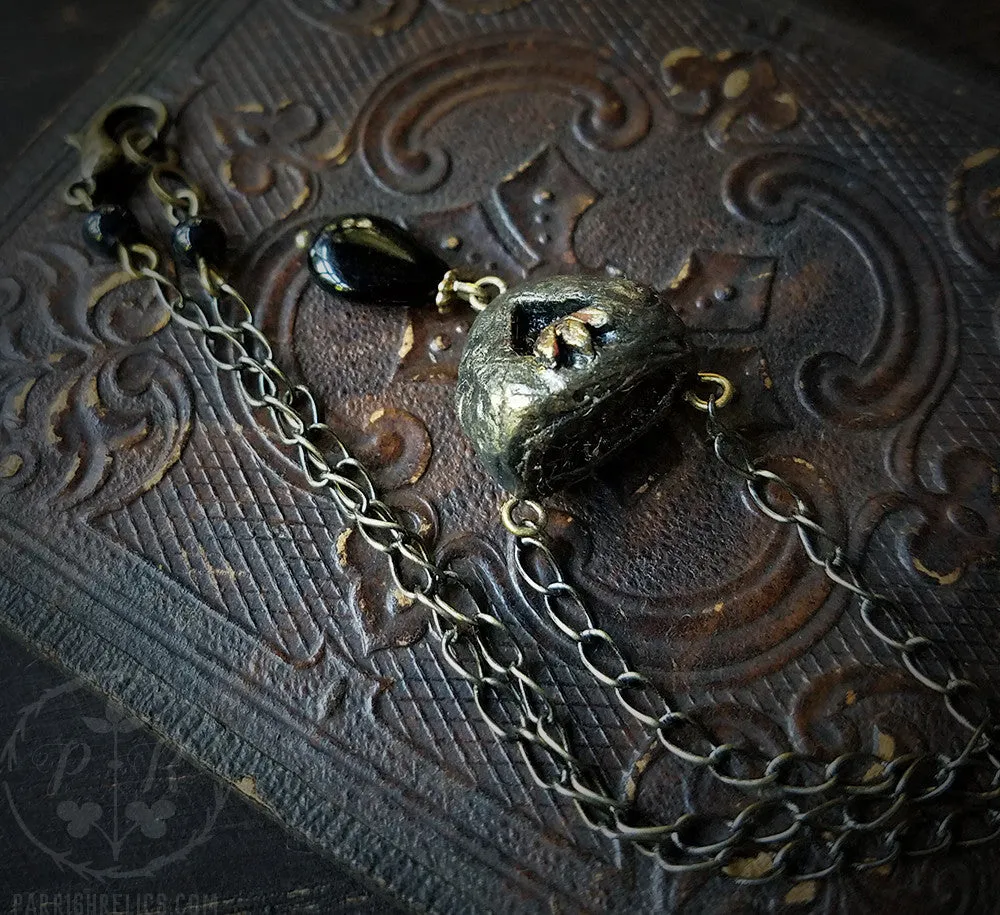 Sacred Heart ~ Scented Amber Vessel Amulet