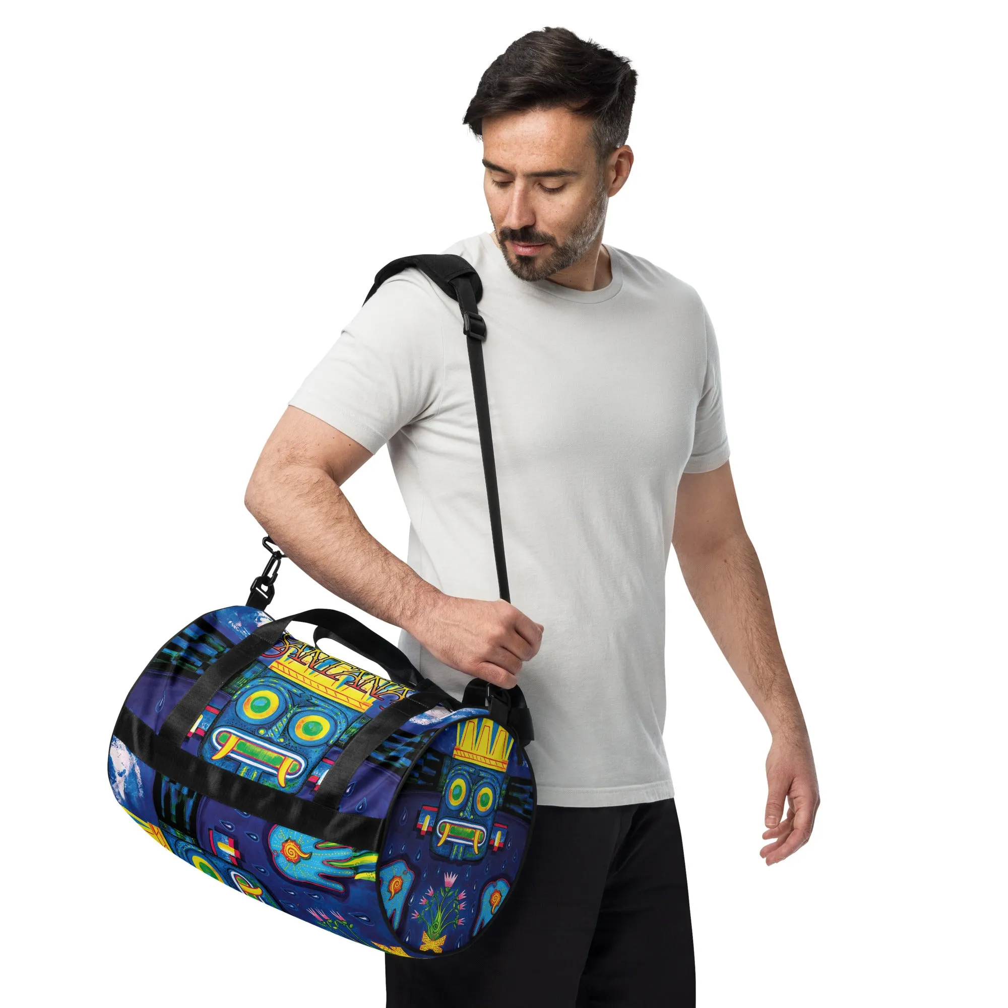 Santana "Blessing & Miracles" All-over print gym bag