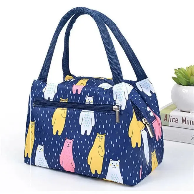 School Travel Lunchbox Bags Large Capacity With Zip
