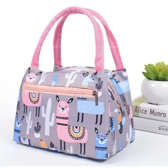 School Travel Lunchbox Bags Large Capacity With Zip