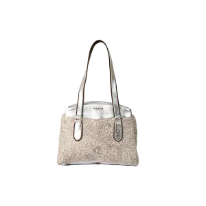 Serene White Leather Handbag