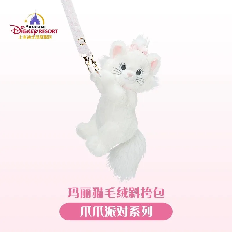 SHDL - Disney Cats "Paw Paw" Party x Marie Plush Shaped Shoulder Bag