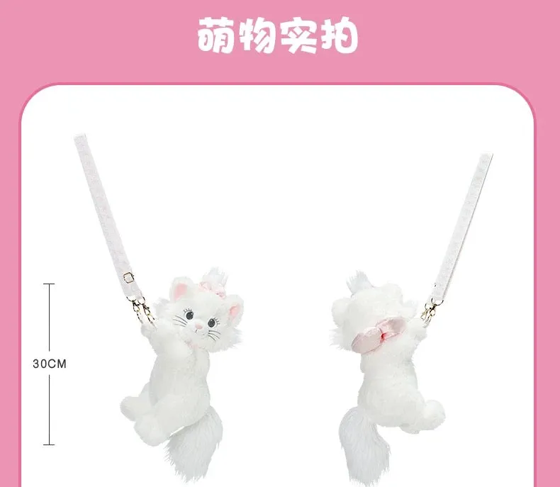 SHDL - Disney Cats "Paw Paw" Party x Marie Plush Shaped Shoulder Bag