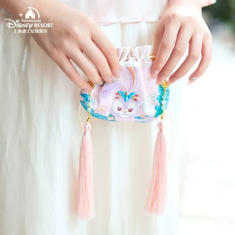 SHDL - Duffy & Friends Mid Autumn/Moon Festival 2024 Collection x LinaBell & StellaLou 2 Sided Drawstring Bag/Pouch