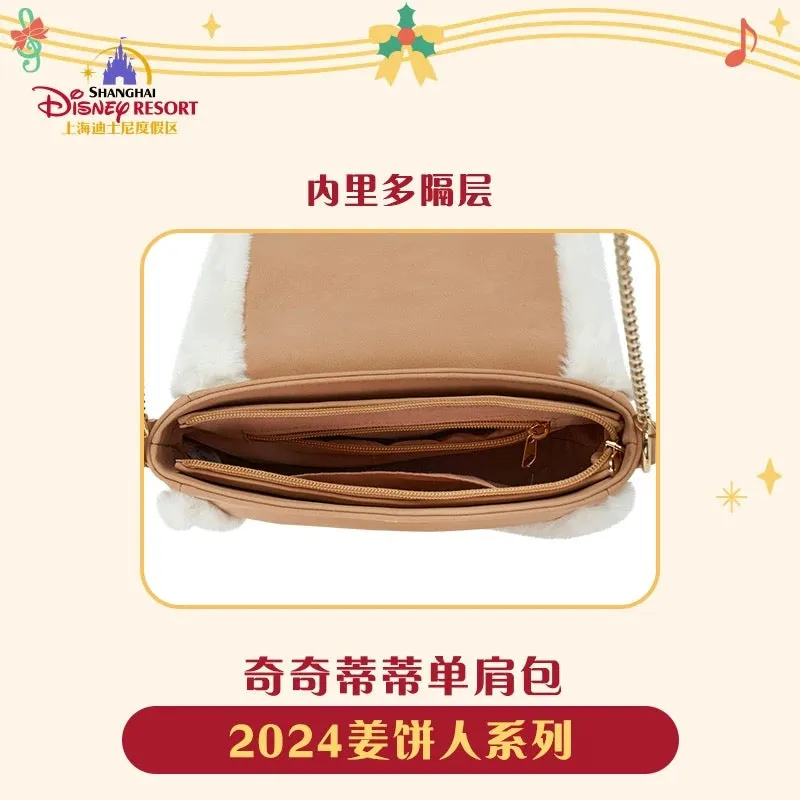 SHDL - Mickey & Friends "Gingerbread Man" 2024 Collection x Chip & Dale Shoulder Bag