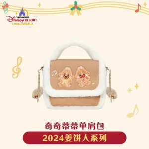 SHDL - Mickey & Friends "Gingerbread Man" 2024 Collection x Chip & Dale Shoulder Bag