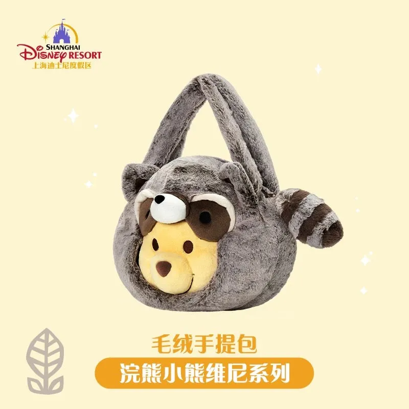 SHDL - Raccoon Winter the Pooh Collection x Fluffy Tote Bag