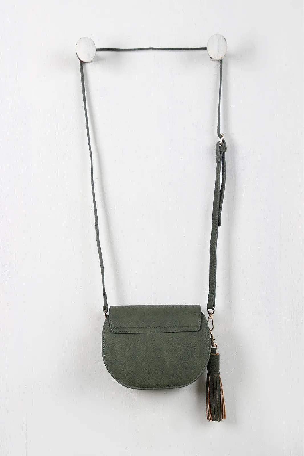 Simple Vegan Leather Sling Bag