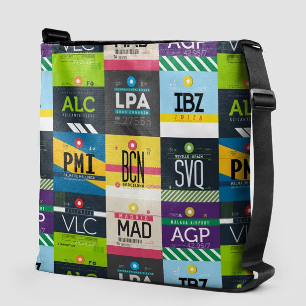 Spanish Airports - Tote Bag
