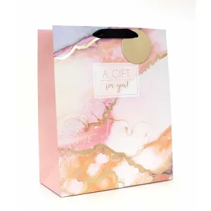 Tallon Gift Bag With Marble Design | Large