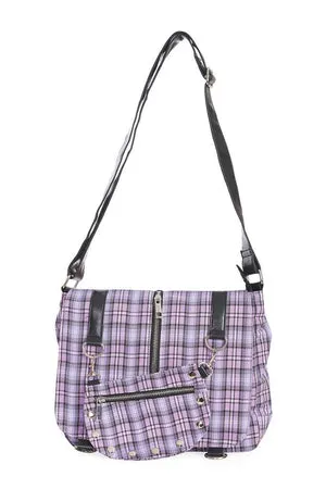 Tartan Twice The Action Banned Apparel Small Messenger Bag