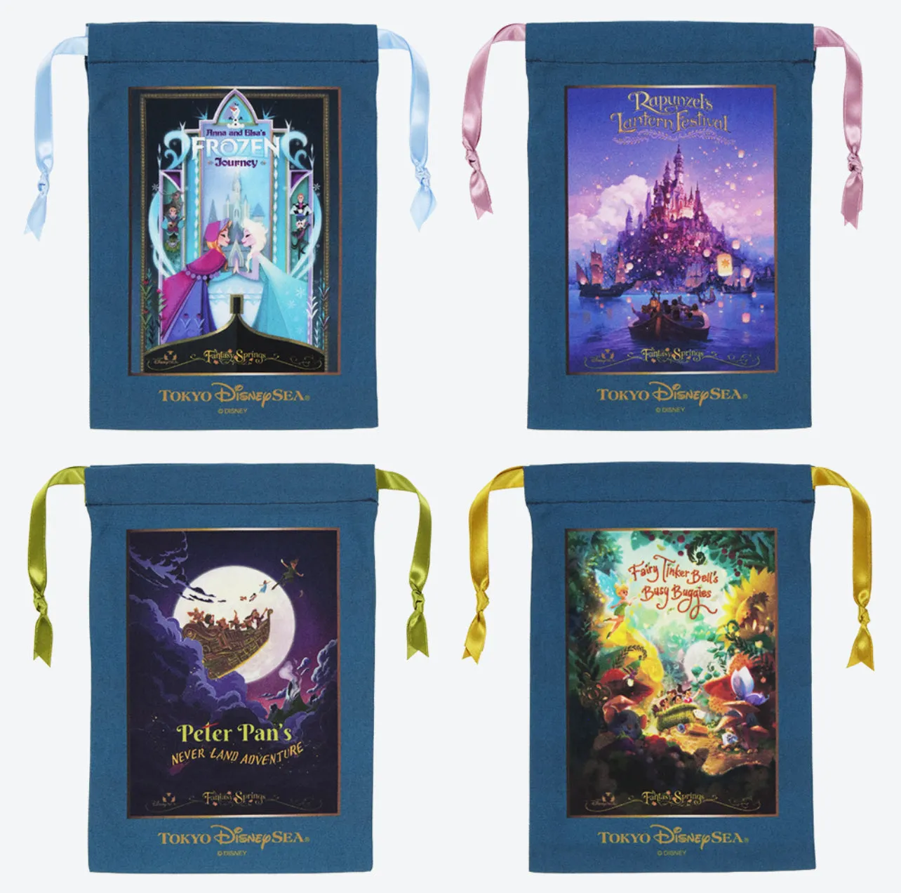 TDR - Fantasy Springs Collection x Drawstring Bags Set (Release Date: Apr 8)