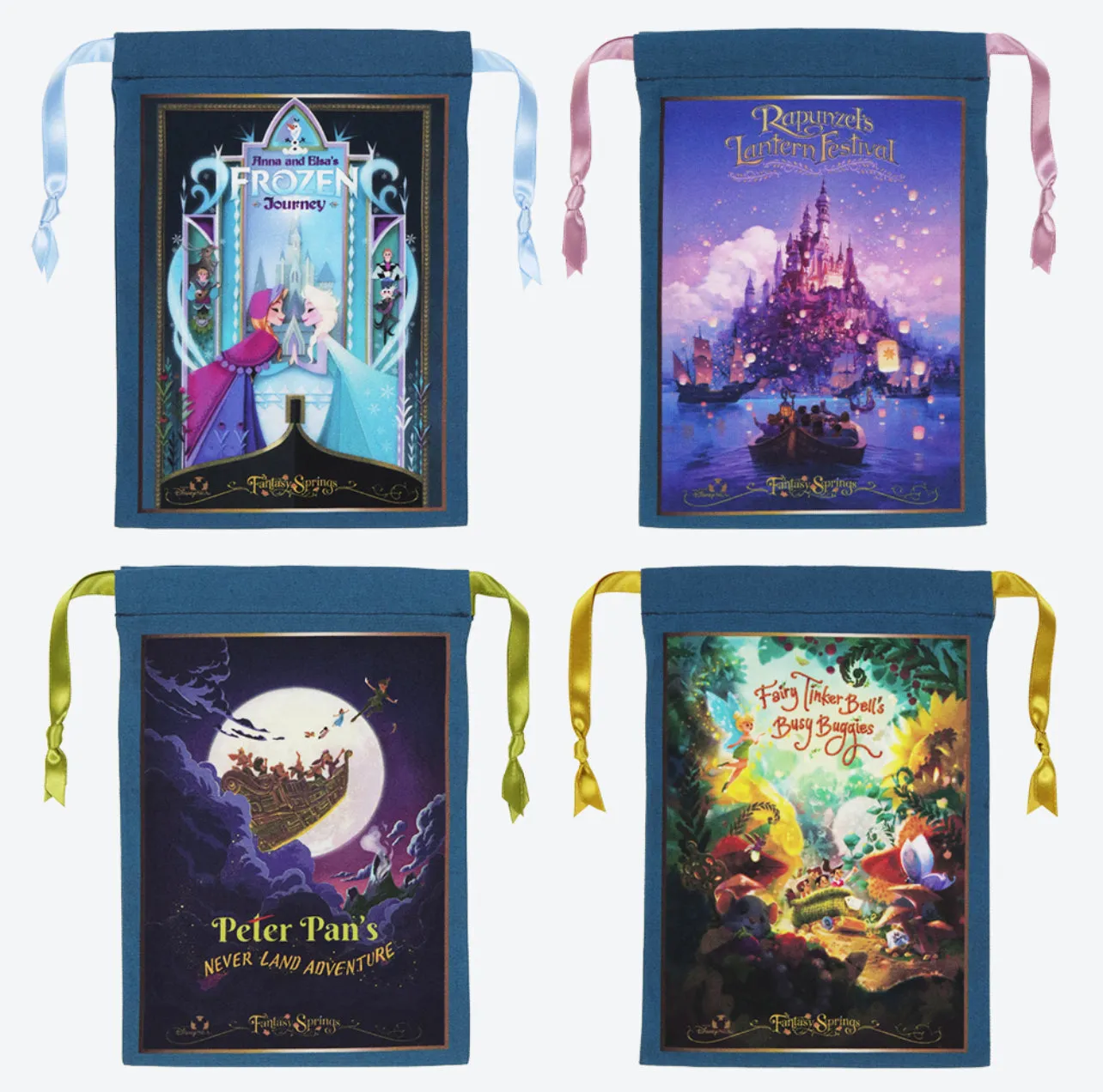 TDR - Fantasy Springs Collection x Drawstring Bags Set (Release Date: Apr 8)