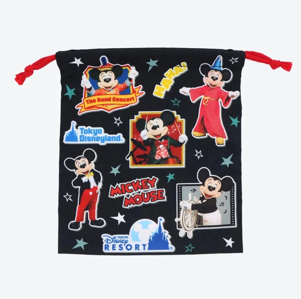TDR - Mickey Mouse "Where Dreams Come True" Drawstring Bag
