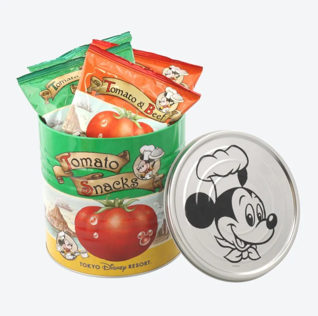 TDR - Mickey Mouse Tomato Snack Can