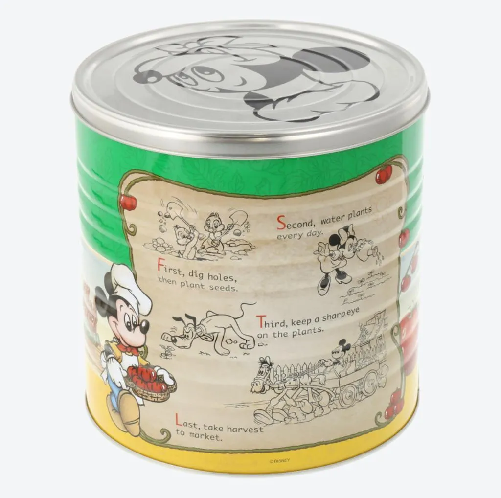 TDR - Mickey Mouse Tomato Snack Can