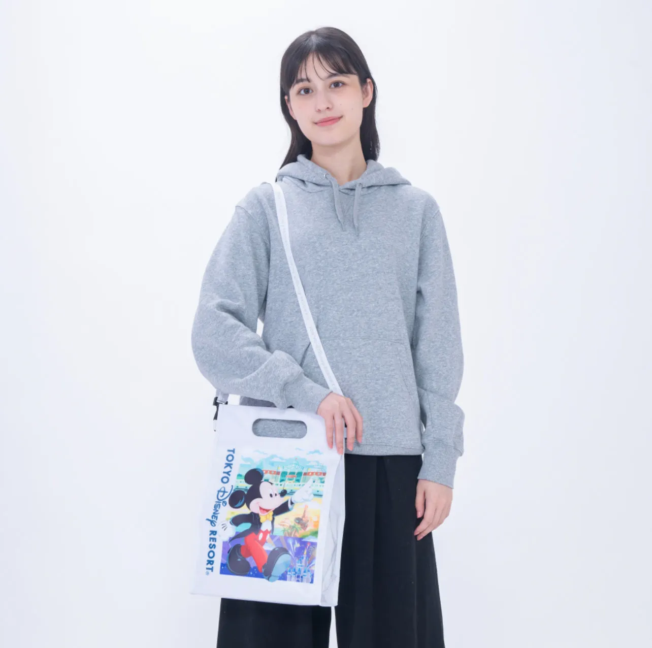 TDR - Tokyo Disney Resort "Shopping Bag Design" Mickey & Minnie Mouse Shoulder Bag (Release Date: Sept 21)