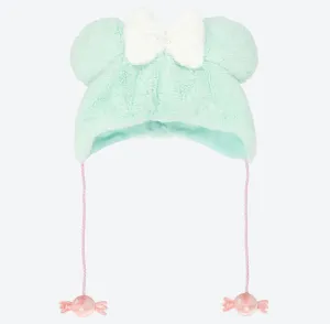 TDR - Vanellope's Sweets Pop World Collection x Mickey Mouse Head Shaped Fluffy Cap for Adults (Release Date: Jan 14, 2025)