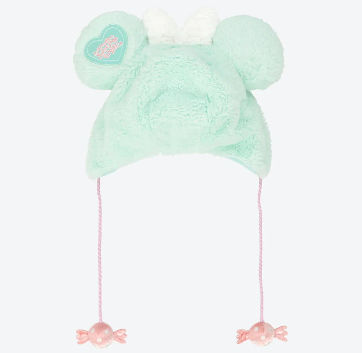 TDR - Vanellope's Sweets Pop World Collection x Mickey Mouse Head Shaped Fluffy Cap for Adults (Release Date: Jan 14, 2025)