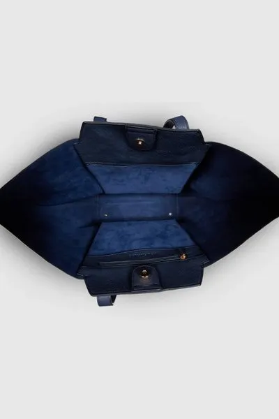 TENERIFFE TOTE BAG SUEDE NAVY