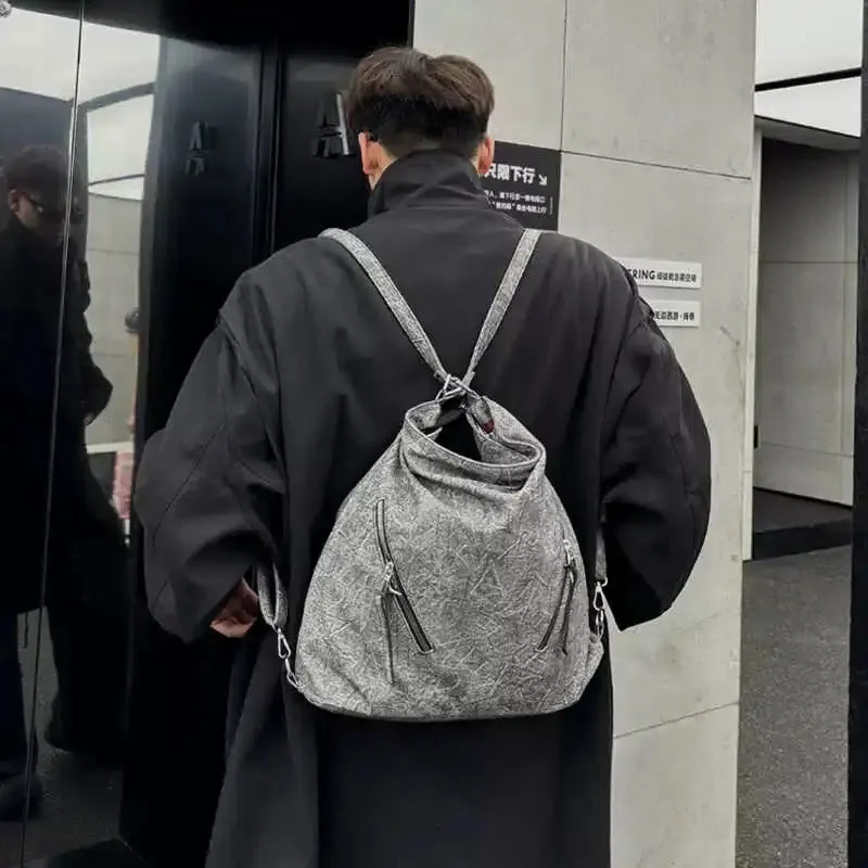 Textured Design Crossbody Bag