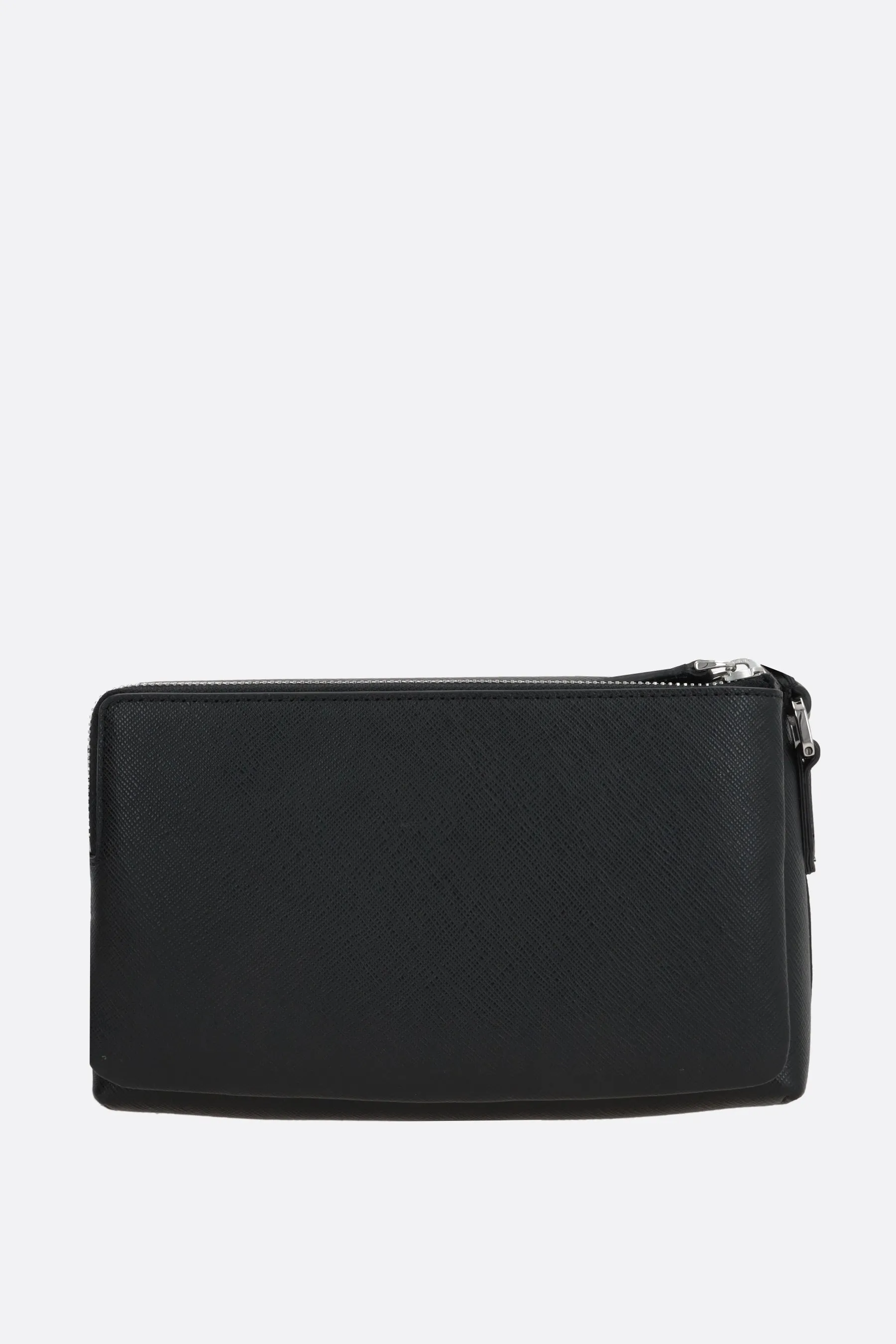 Textured Leather Crossbody Bag
