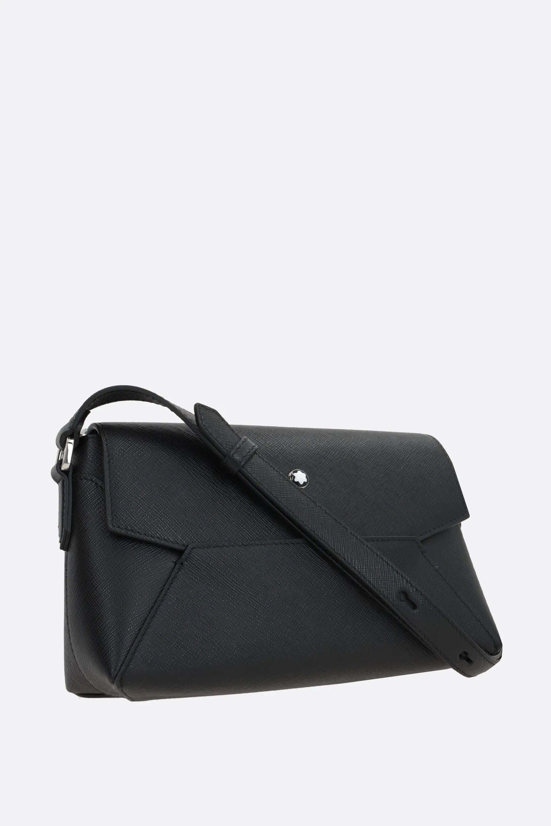 Textured Leather Crossbody Bag