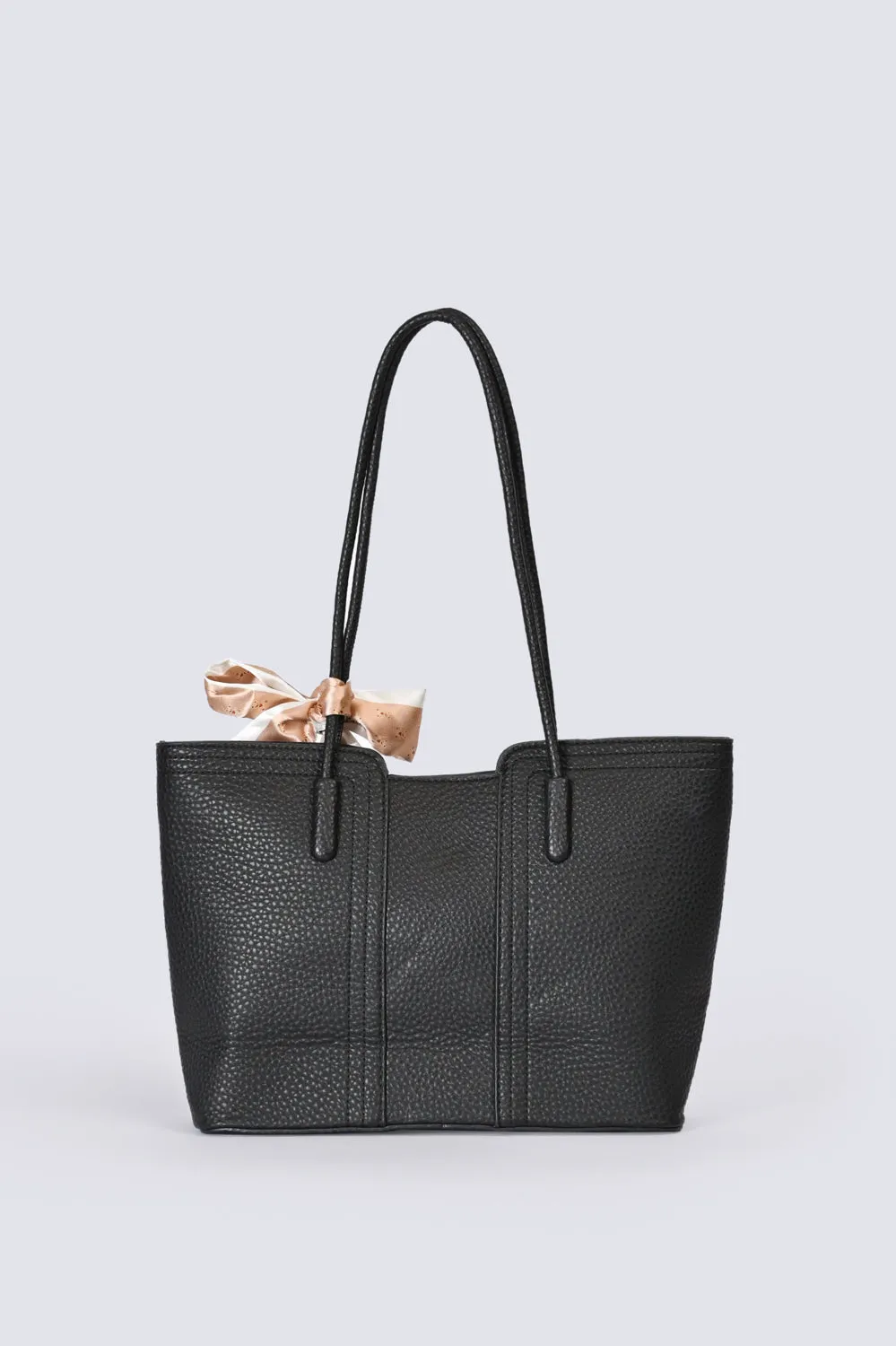 TEXTURED TOTE BAG