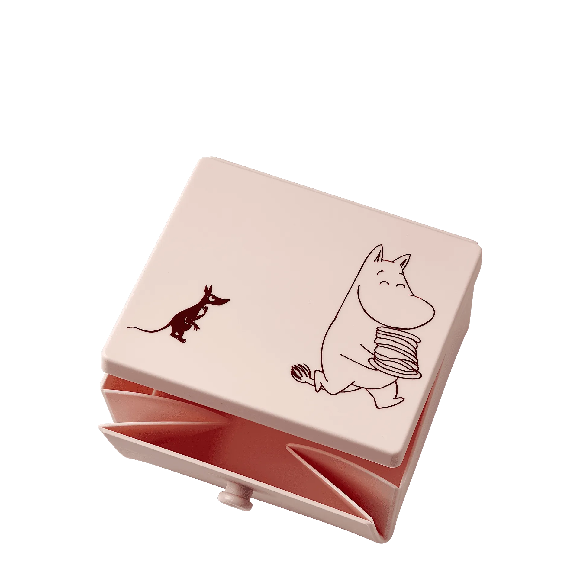 The Moomins Lunch Box 02, Delicate Pink