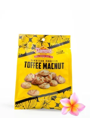 Toffee Macnut Cookie Bag (0.8oz / Case Of 100)
