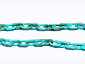 Turquoise Designer Plastic Chain
