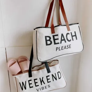WEEKEND GETAWAY TOTE BAG